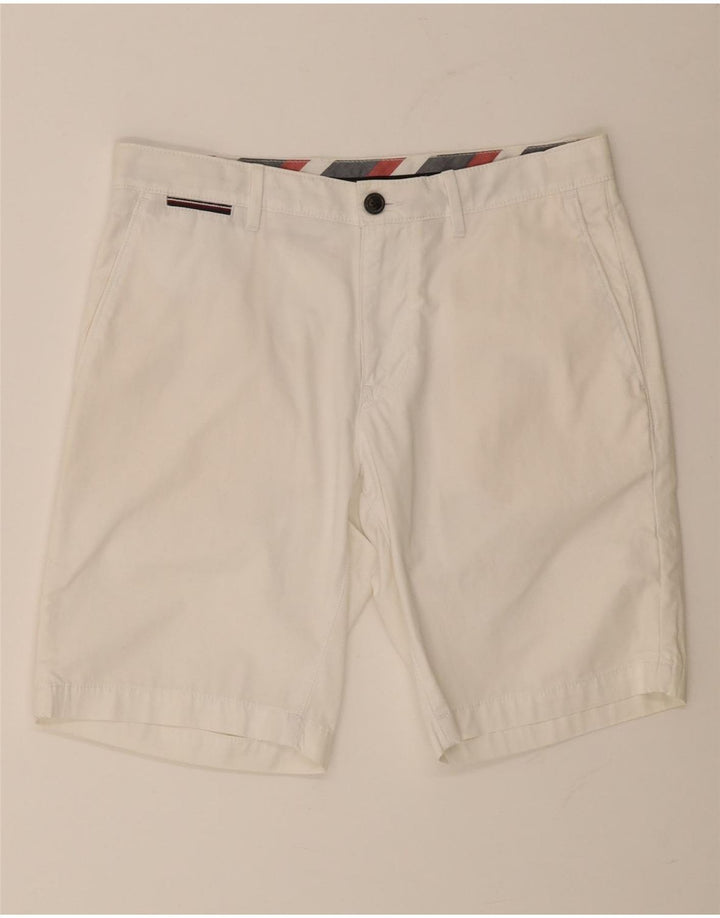 TOMMY HILFIGER Muške chino kratke hlače W31 Srednje bijeli pamuk