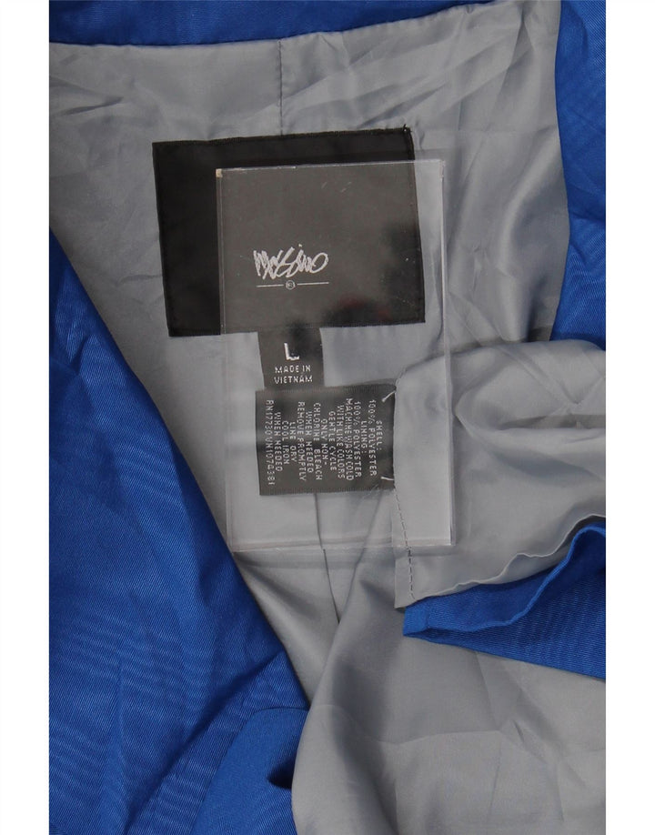 MOSSIMO Womens Trench Coat UK 16 Large Blue Polyester Vintage Mossimo and Second-Hand Mossimo from Messina Hembry 