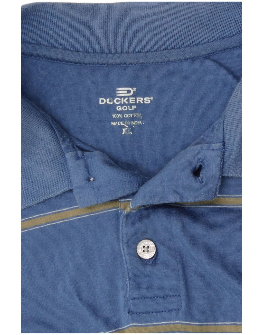 Dockers muška polo majica XL pamuk na plave pruge
