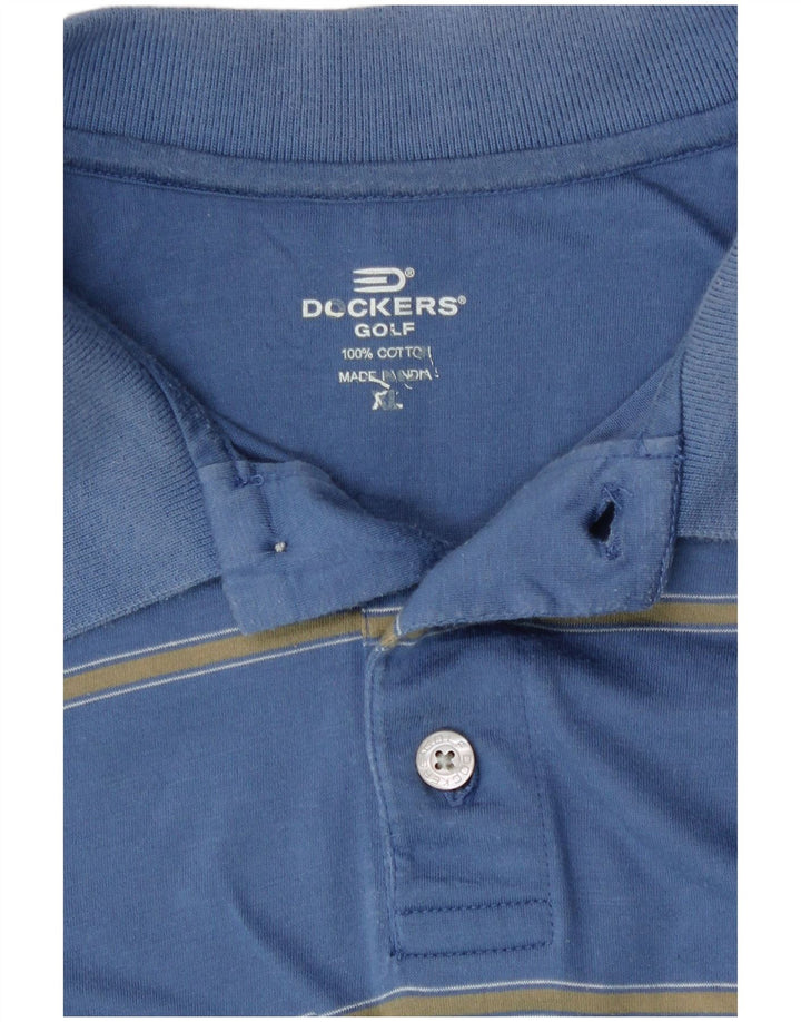 Dockers muška polo majica XL pamuk na plave pruge
