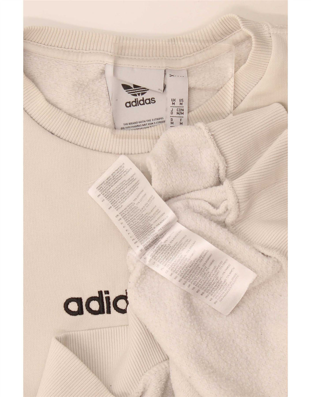 Adidas muška majica s grafičkim motivima, srednje bež pamuk