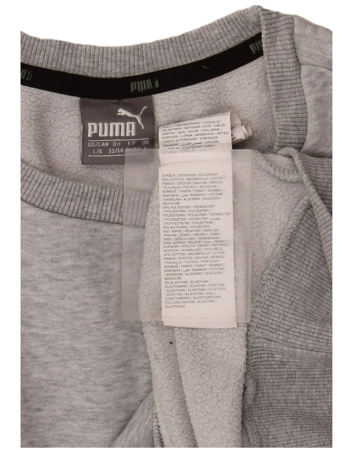 Puma muška majica s velikim sivim flekama od pamuka