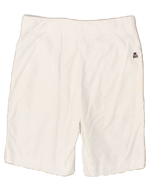 CERRUTI 1881 Mens Chino Shorts IT 50 Large W32  White Cotton