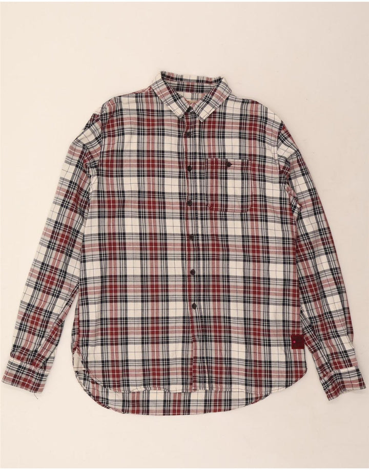 THINK PINK Muška flanelska košulja 2XL pamuk u crvenom karu