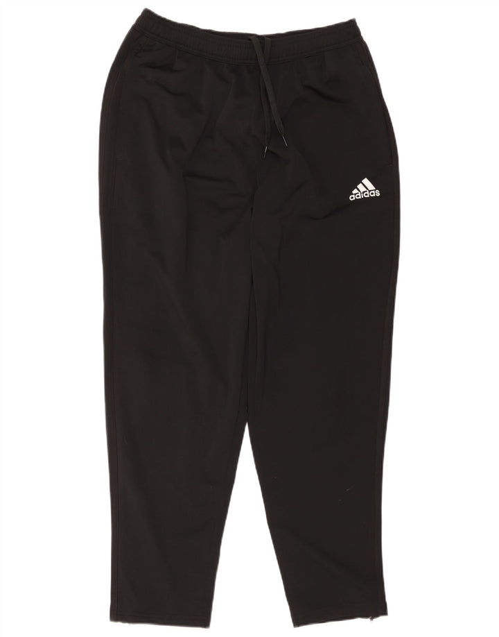 Adidas muške hlače za trenirku velike crne poliesterske