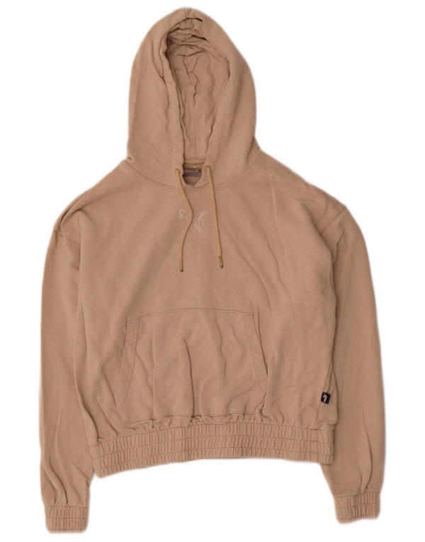 Puma ženski kratki džemperi s kapuljačom UK 10 Small Beige