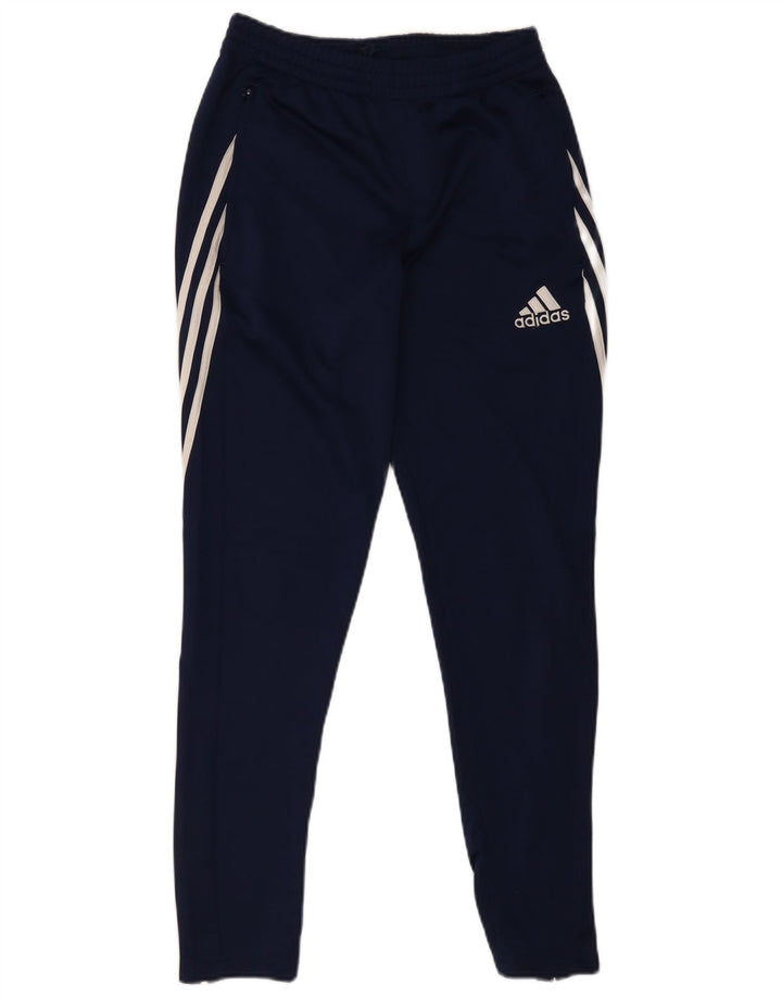 Adidas muške trenirke Climalite male tamnoplave hlače od poliestera