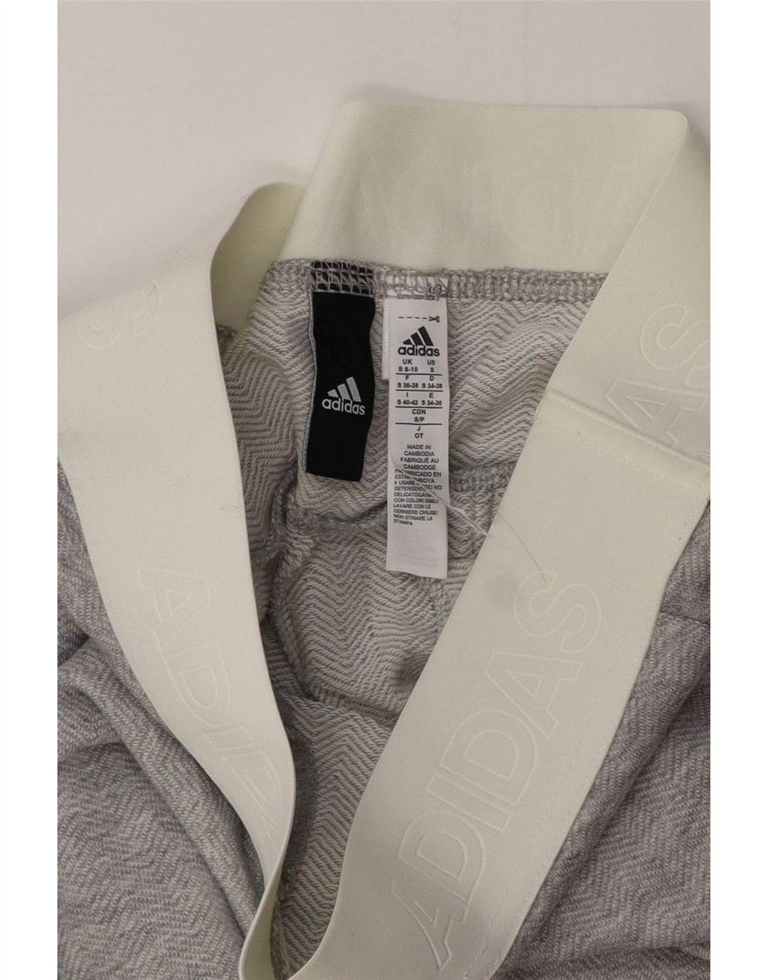 ADIDAS Ženske trenirke s grafičkim motivima Joggers UK 8/10 Male sive