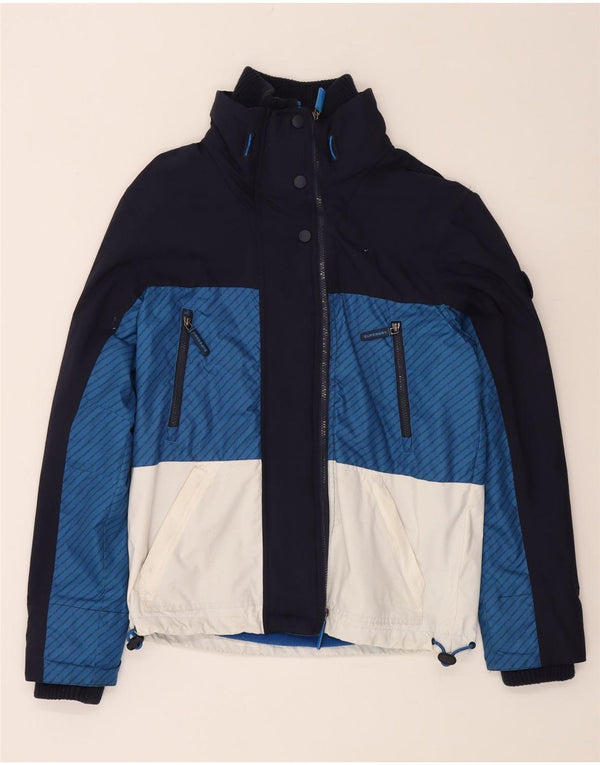Superdry Mens Windtrekker Windbreaker Jakna UK 38 srednje tamnoplava