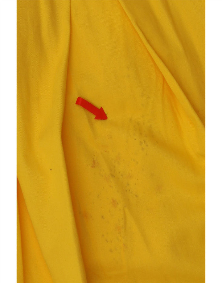 Penny crna ženska lepršava suknja IT 44 srednje veličine W28 žuti pamuk