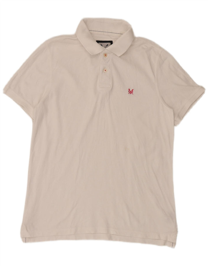 Crew Clothing Muška polo majica Srednje bijeli pamuk