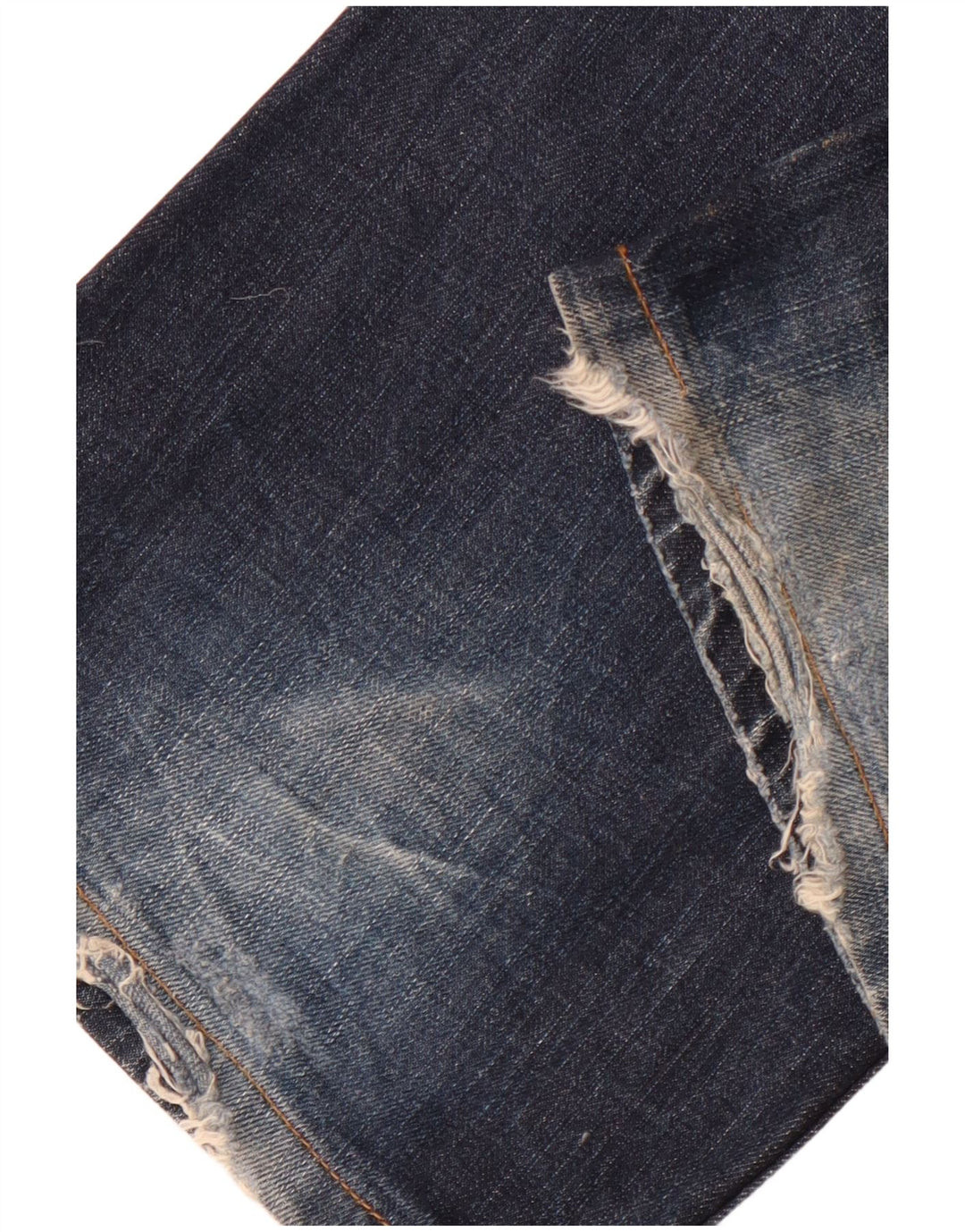 SUPERDRY muške ravne traperice W32 L33 plavi pamuk