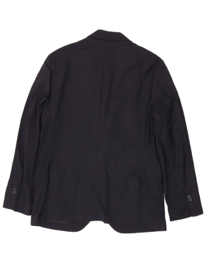 Massimo Dutti muška jakna s 2 gumba EU 52 velika tamnoplava vuna