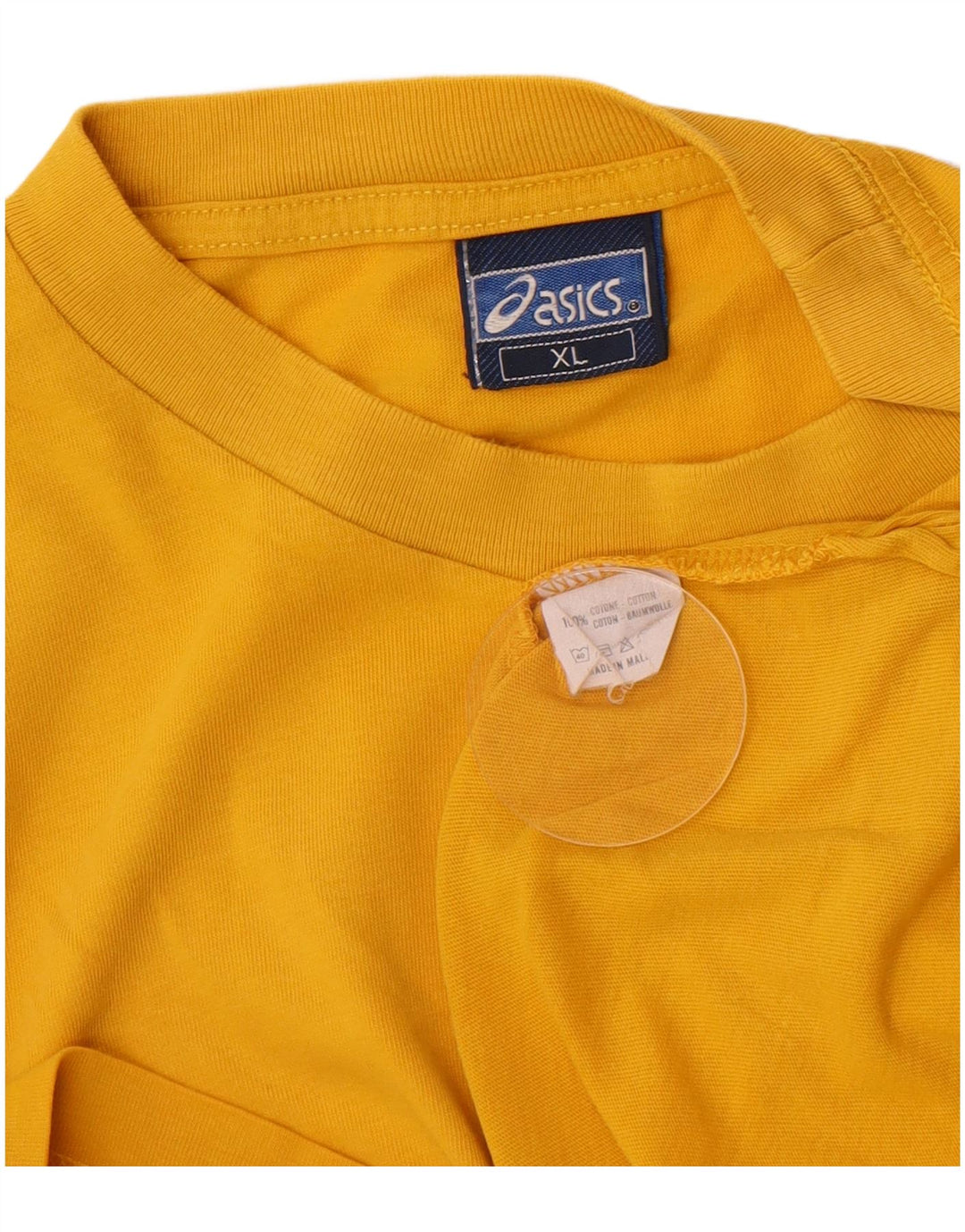 Asics muška majica XL žuti pamuk