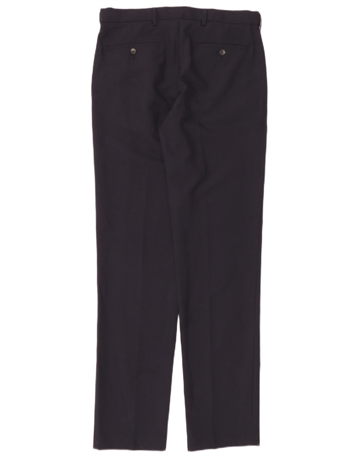 Marks & Spencer muške chino hlače standardnog kroja W32 L35 tamnoplavi poliester