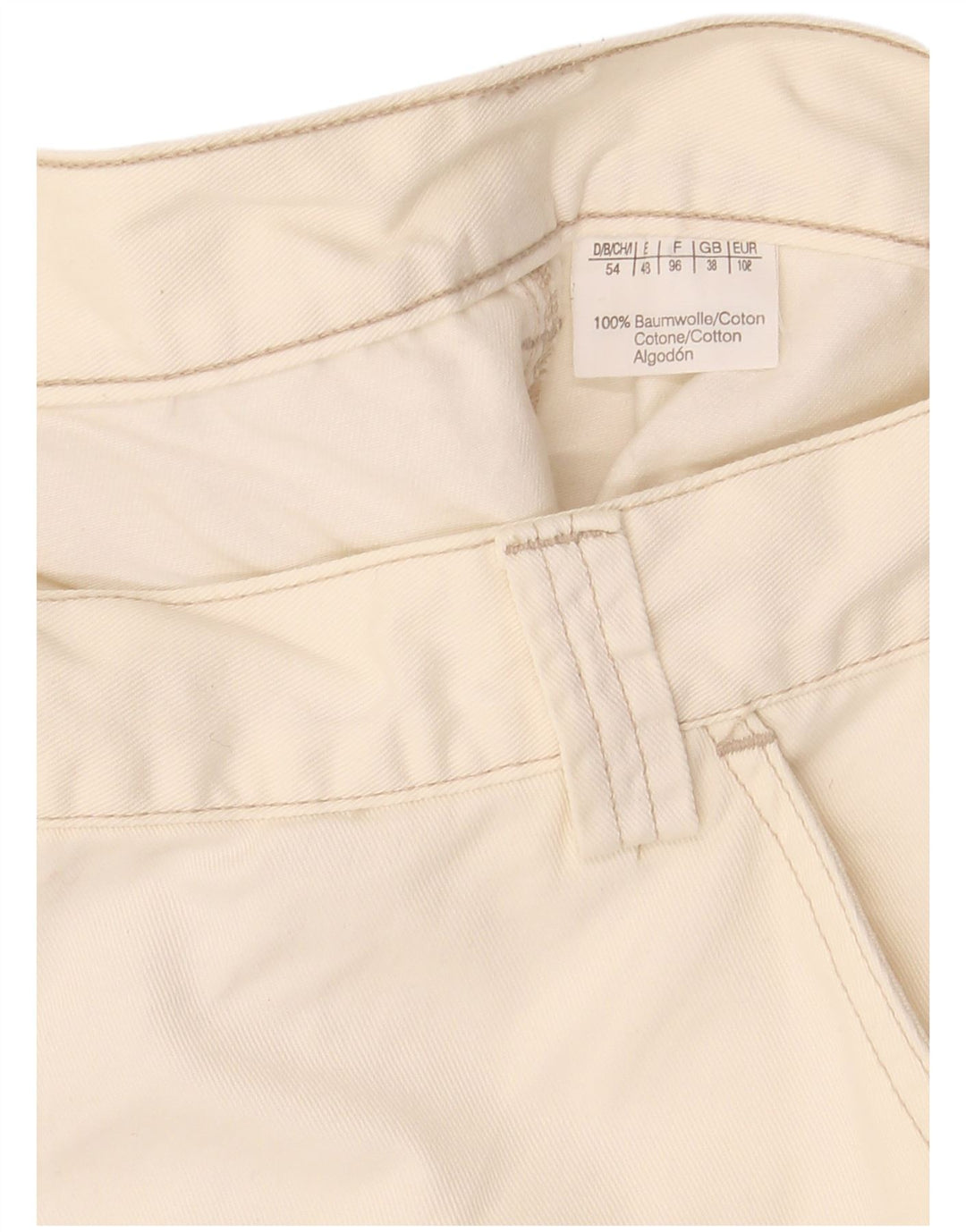 Vintage muške kargo kratke hlače W38 XL bijeli pamuk