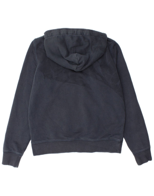 Jack Wills Ženski pulover s kapuljačom s patentnim zatvaračem UK 12 srednje tamnoplavi pamuk