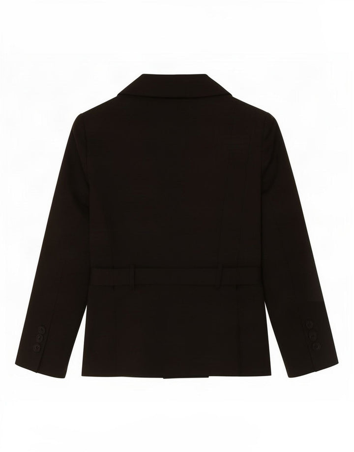 Zara ženski sako jakna UK 18 XL crni poliester