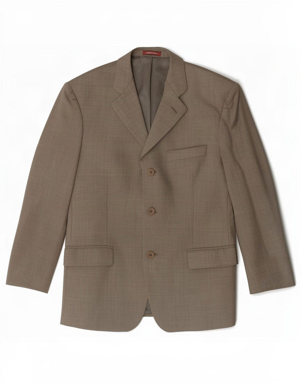 Marks & Spencer muška jakna sa 3 gumba UK 40 srednje kaki nova vuna