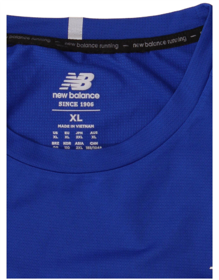 NEW BALANCE Muška majica XL Plava