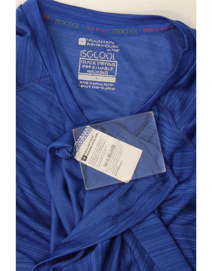 Mountain Warehouse Muška IsoCool majica kratkih rukava Mali plavi prugasti poliester