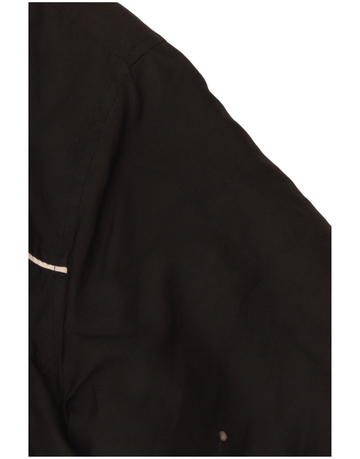 ASICS muška gornja jakna trenirke srednje crne boje od poliestera