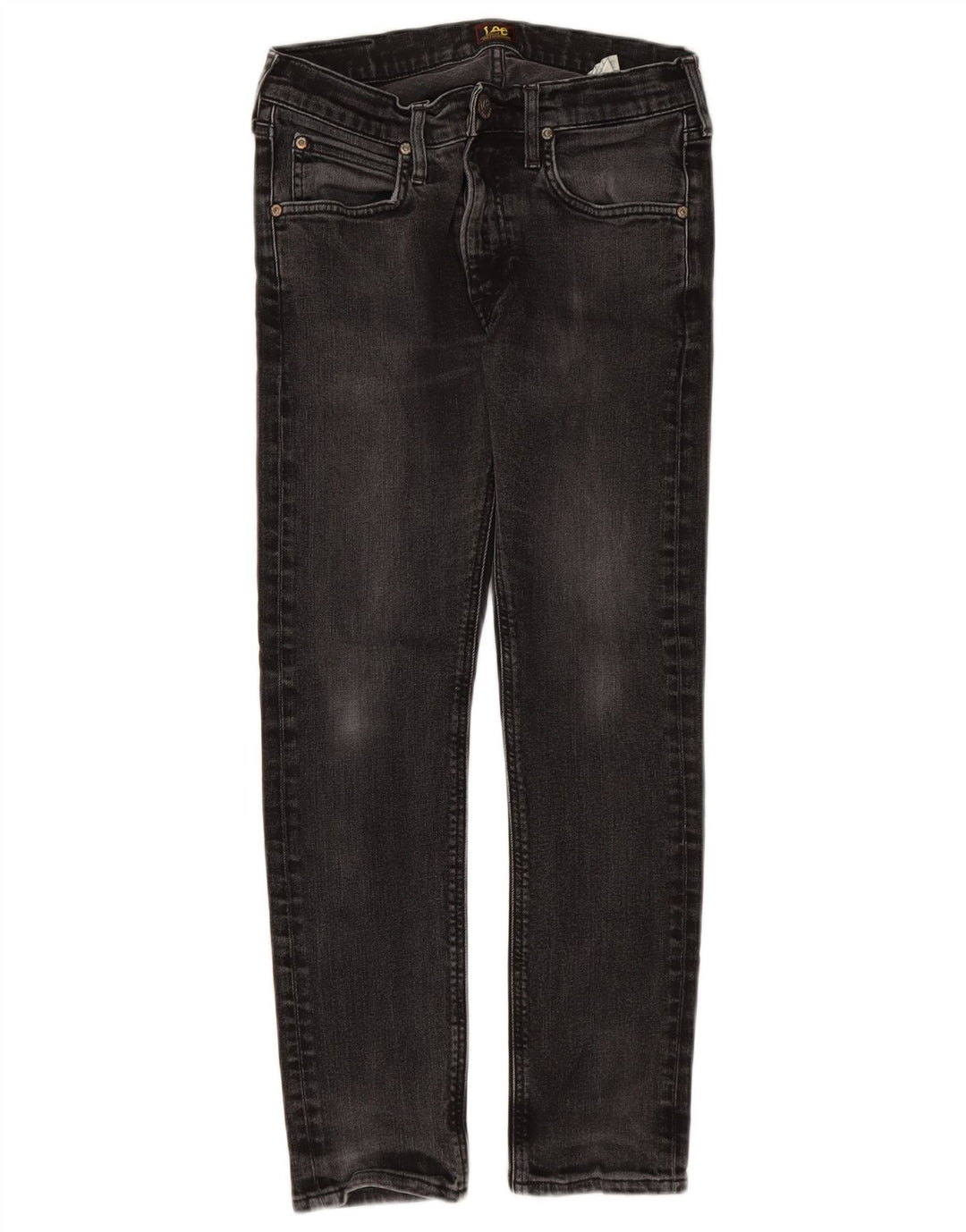 LEE Ženske uske traperice Luke W29 L26 Sivi pamuk