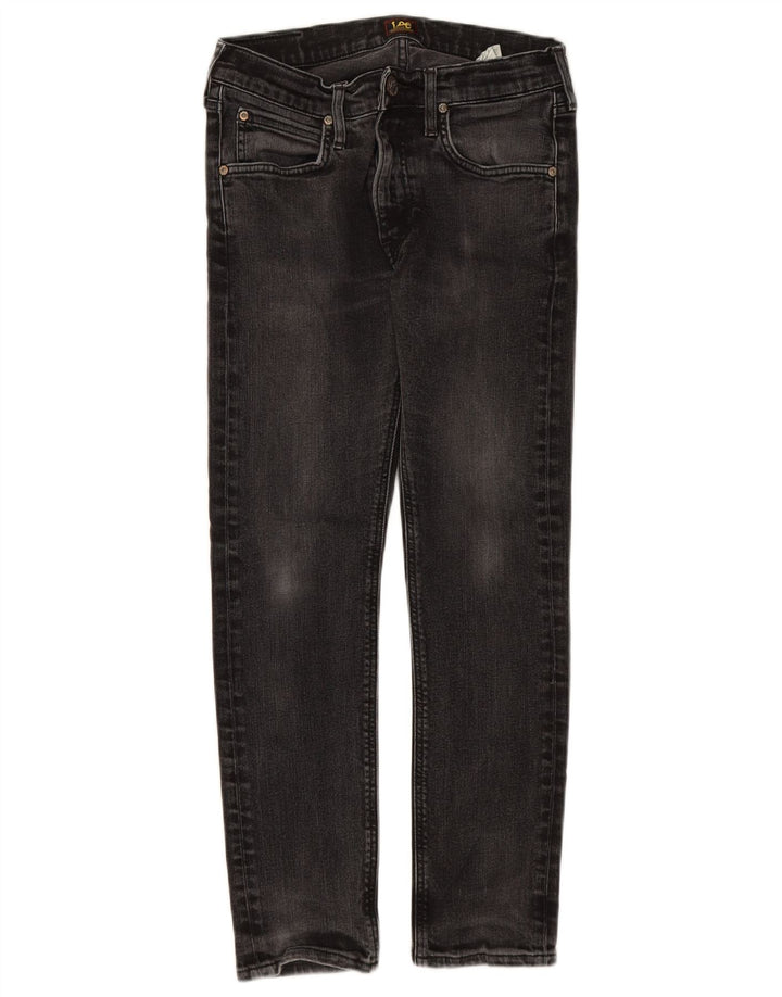 LEE Ženske uske traperice Luke W29 L26 Sivi pamuk