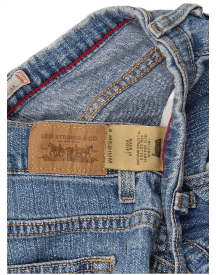 Levi's ženske ravne traperice 550 US 8 srednje W30 L31 plavi pamuk