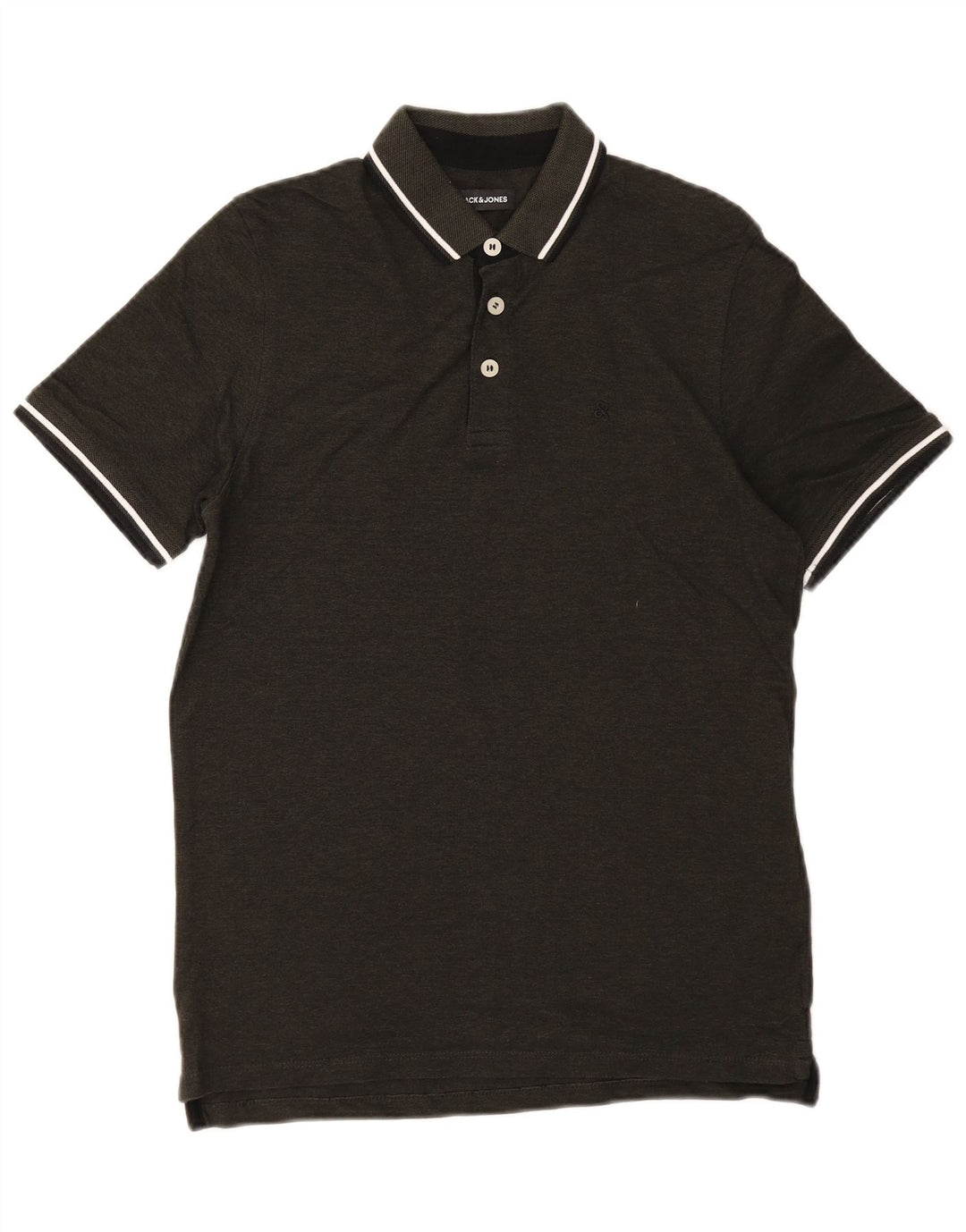 JACK & JONES muška polo majica srednje zelene pruge, pamuk