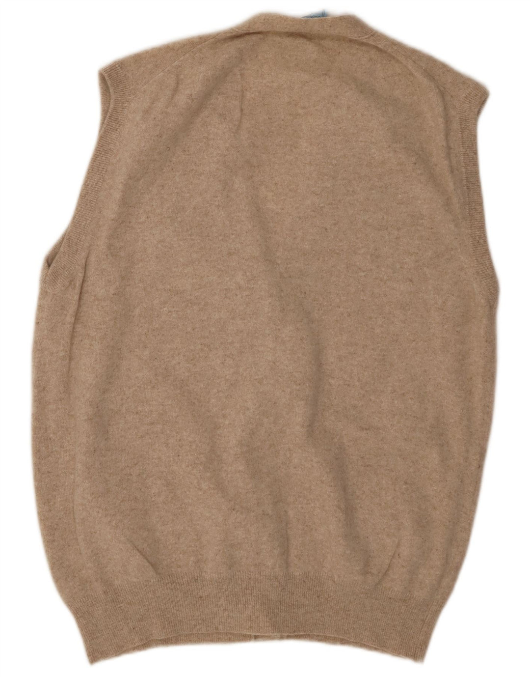 BLUMARINE Ženski džemper bez rukava IT 46 Veliki bež vuneni