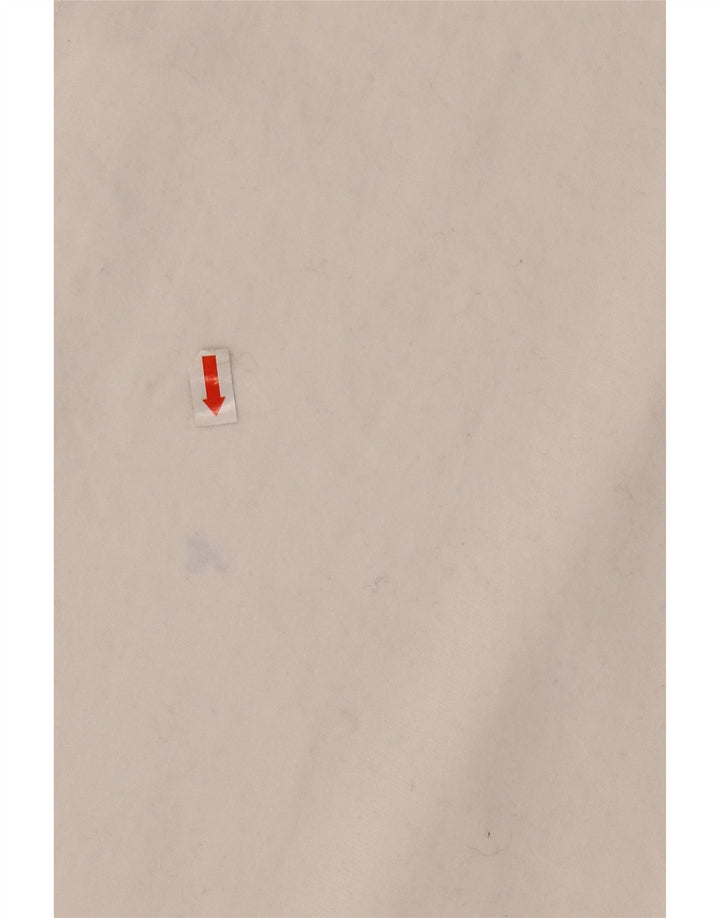 CREW ODJEĆA Muška grafička ragbi polo majica velika bijela boja