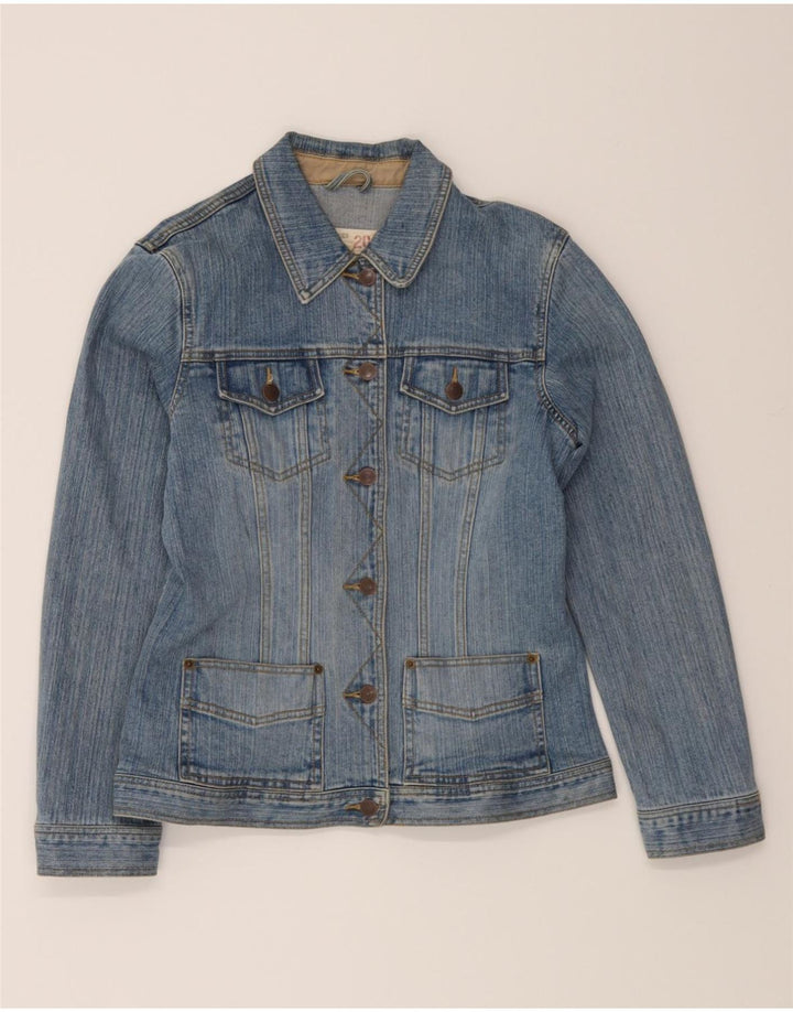 EDDIE BAUER Womens Denim Jacket UK 16 Large Blue Cotton Vintage Eddie Bauer and Second-Hand Eddie Bauer from Messina Hembry 
