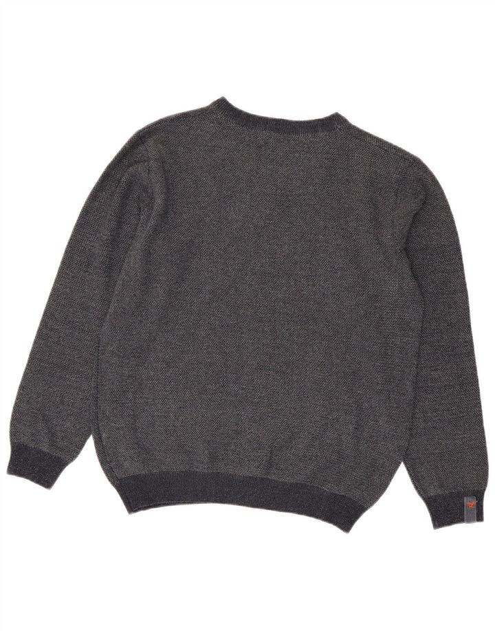 Avirex muški džemper s V-izrezom, velika siva viskoza