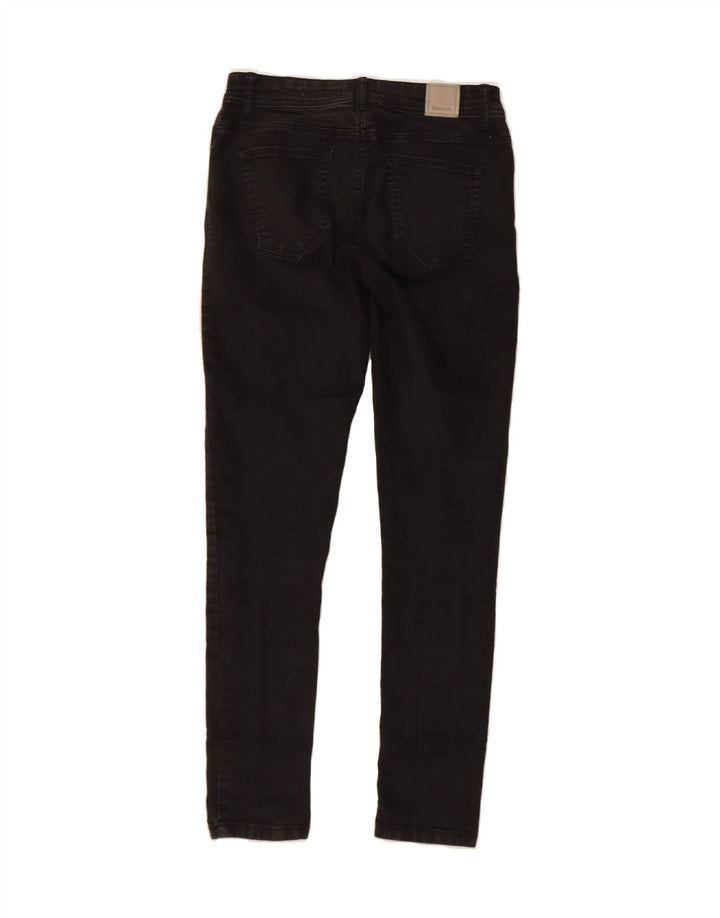 BENCH Womens Skinny Jeans W30 L32 Black Cotton Vintage Bench and Second-Hand Bench from Messina Hembry 