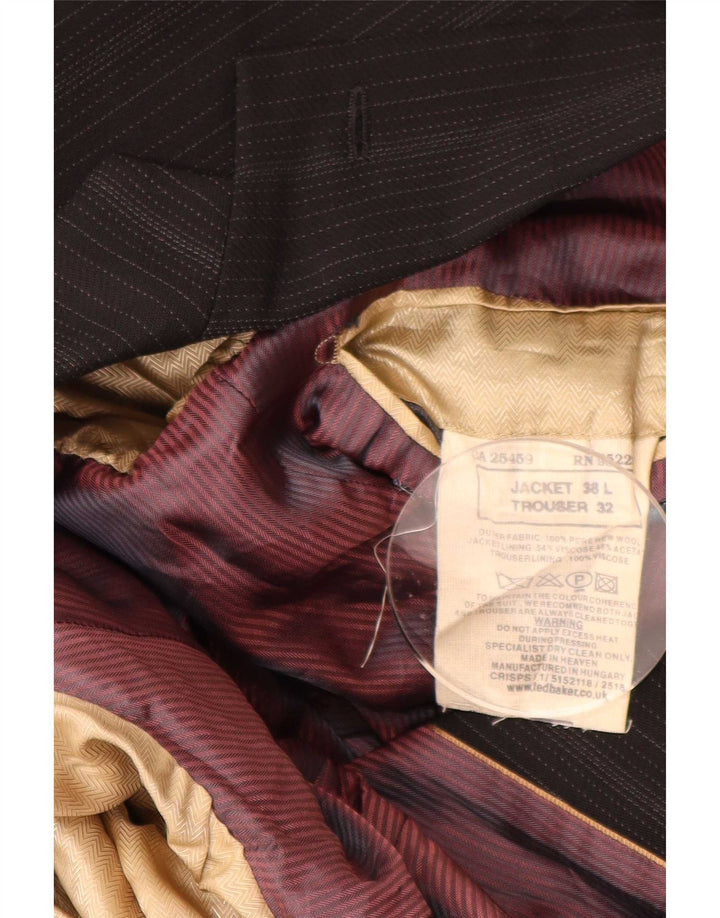 Ted Baker muška jakna sa 2 gumba UK 38 srednje crne pruge nova vuna