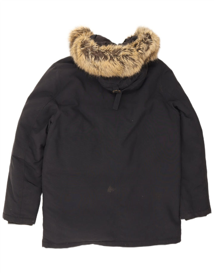 Jack Wills muška parka jakna s kapuljačom UK 40 velika tamnoplava