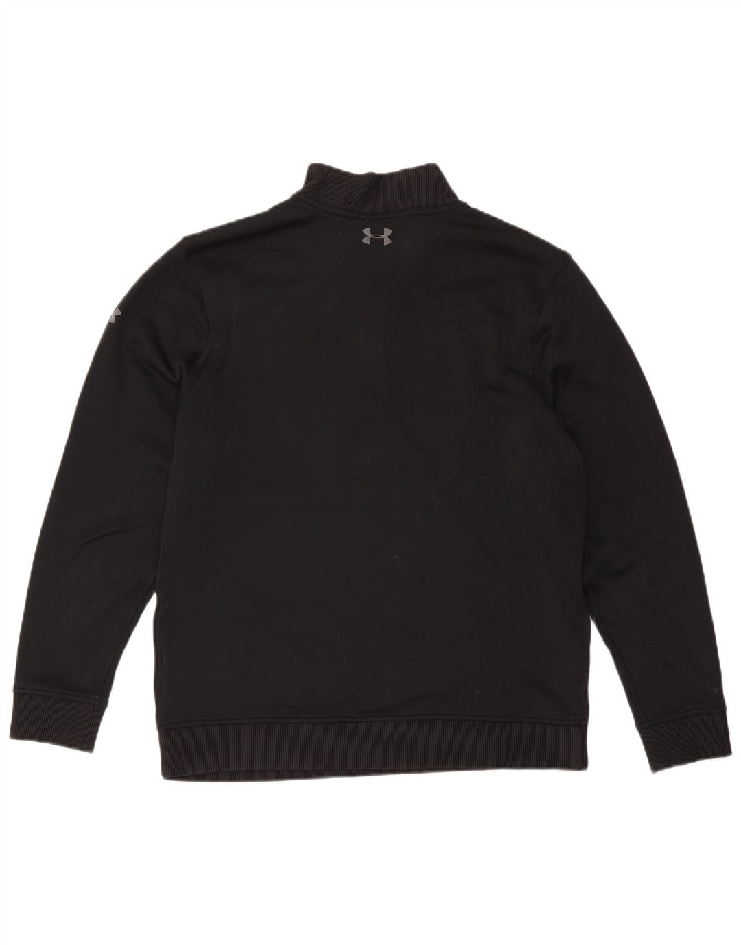 Under Armour muška majica s izrezom na patentni zatvarač Srednji crni poliester