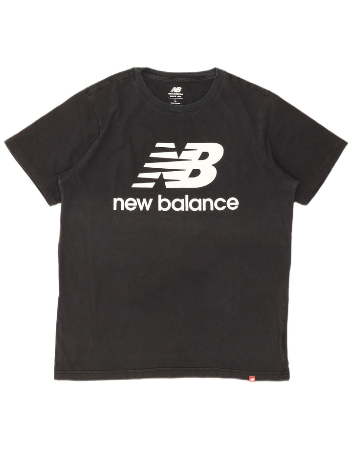 NEW BALANCE Muška velika crna majica s grafičkim motivima