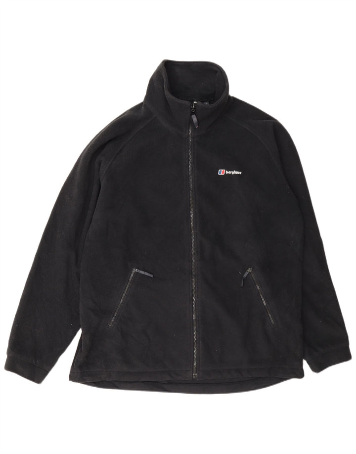 Berghaus muška jakna od flisa UK 40 veliki crni poliester
