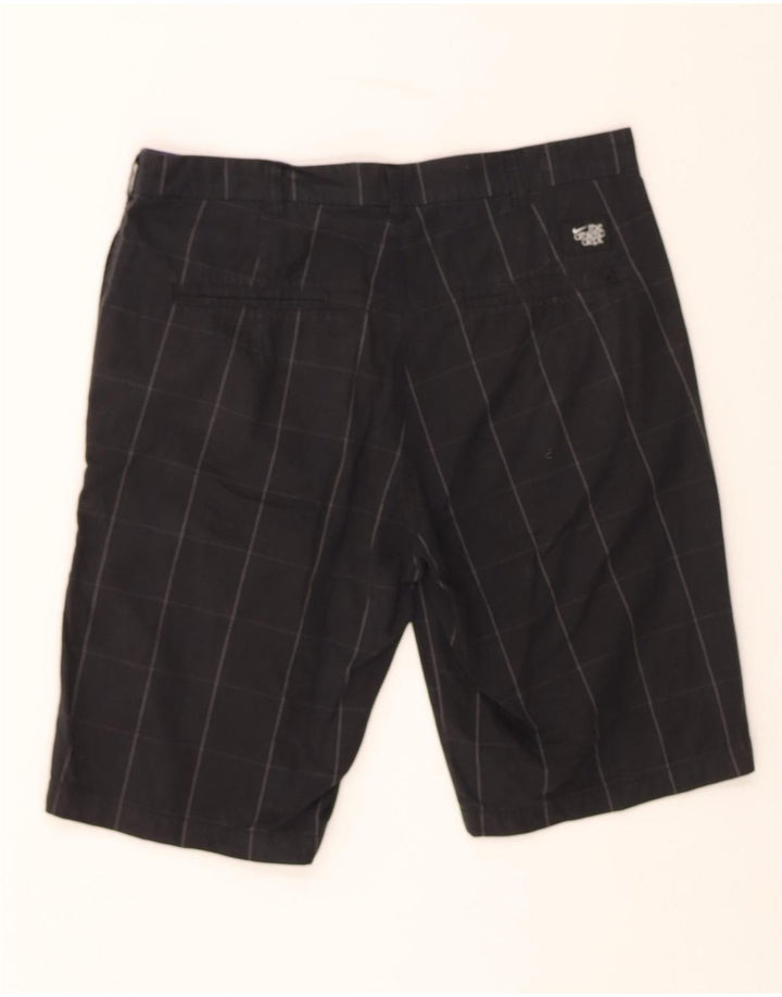 NIKE Mens Chino Shorts Medium W30 Black Check Cotton Vintage Nike and Second-Hand Nike from Messina Hembry 
