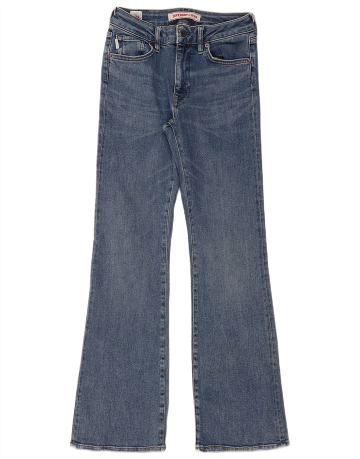 Superdry ženske traperice s bootcutom W28 L31 plavi pamuk
