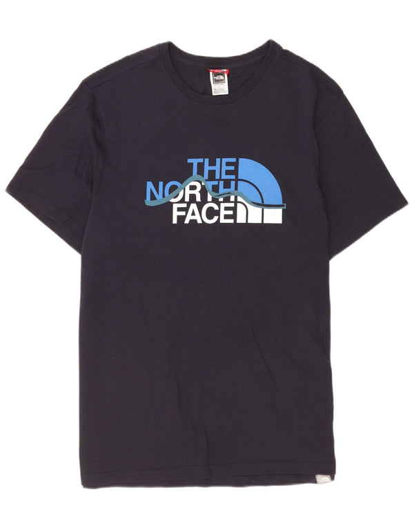 Velika muška majica kratkih rukava The North Face s motivima tamnoplava