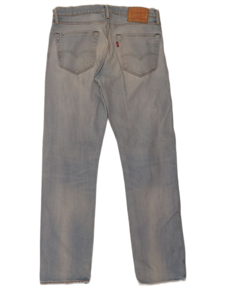Levi's muške 504 ravne traperice W31 L32 plavi pamuk