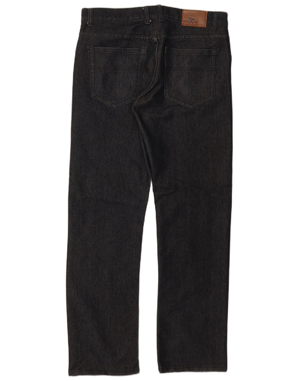 Beverly Hills Polo Club Mens Straight Jeans W32 L32 Navy Blue Cotton
