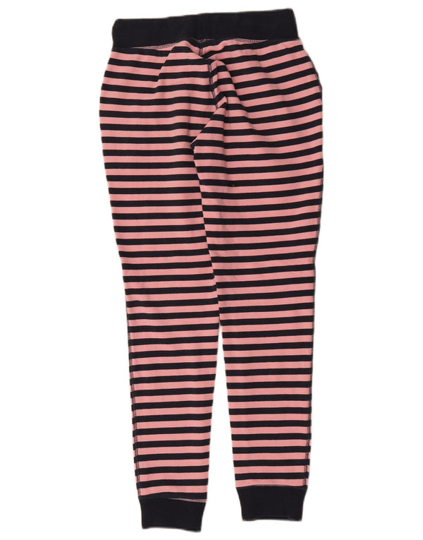 Jack Wills Womens Tracksuit Trousers Joggers UK 6 XS Pink Striped Cotton