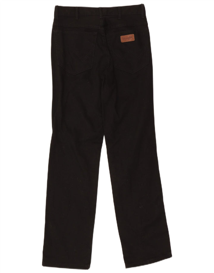 Wrangler muške ravne traperice W30 L31 crni pamuk