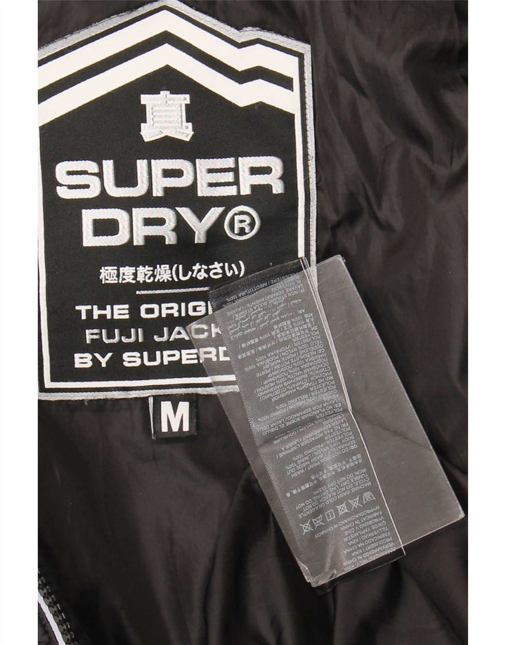 Superdry muška podstavljena jakna UK 38 srednje crni najlon