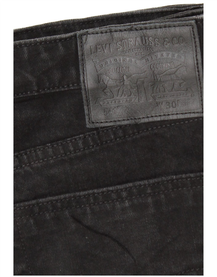 LEVI'S muške 541 traper kratke hlače W30 Srednje crni pamuk
