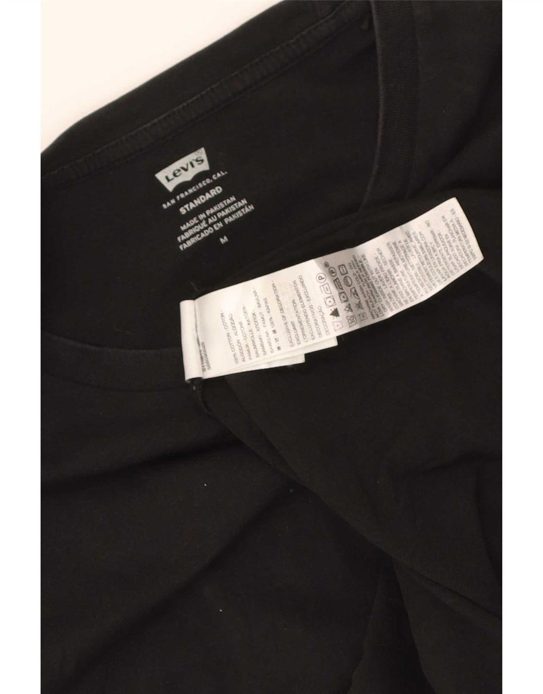 Levi's muška standardna majica kratkih rukava, srednji crni pamuk
